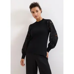 Phase Eight Harriet Lace Sleeve Jumper